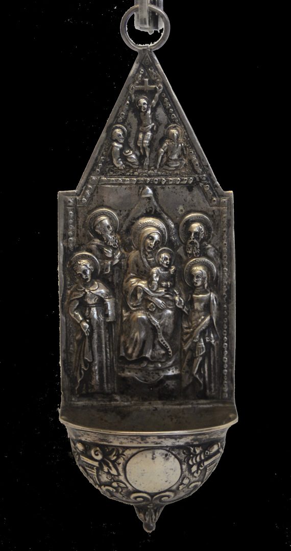 Bénitier Argent massif Augsbourg début XIXeme. 