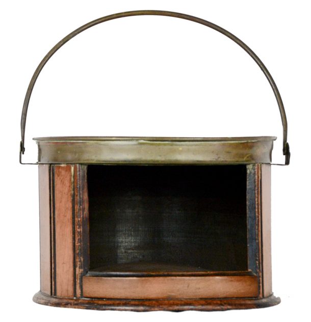 Chauffe-plat - Bois Cuivre et Marbre