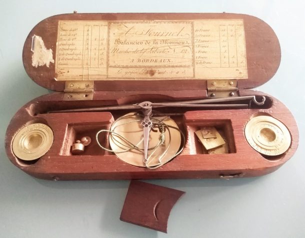 FOURNEL Antoine Boîte de pesage Trébuchet monétaire XVIII/XIX  ème