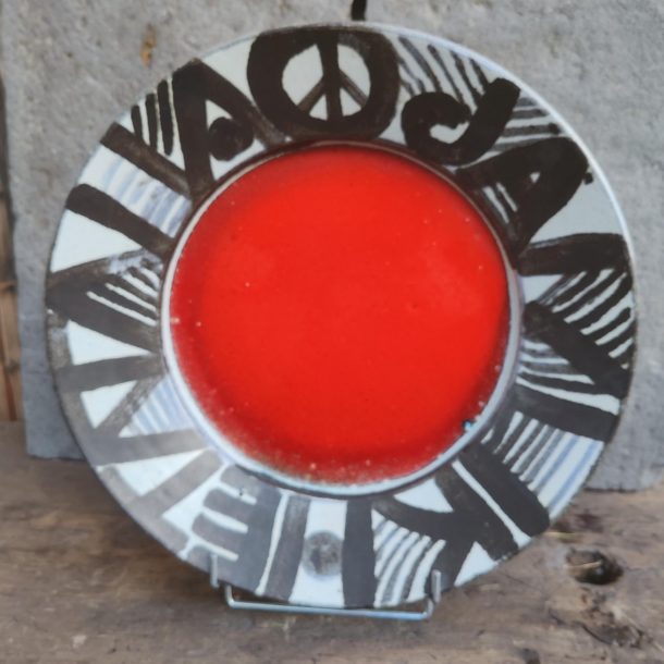 LISA LARSON Grande coupe en céramique Année 60/70