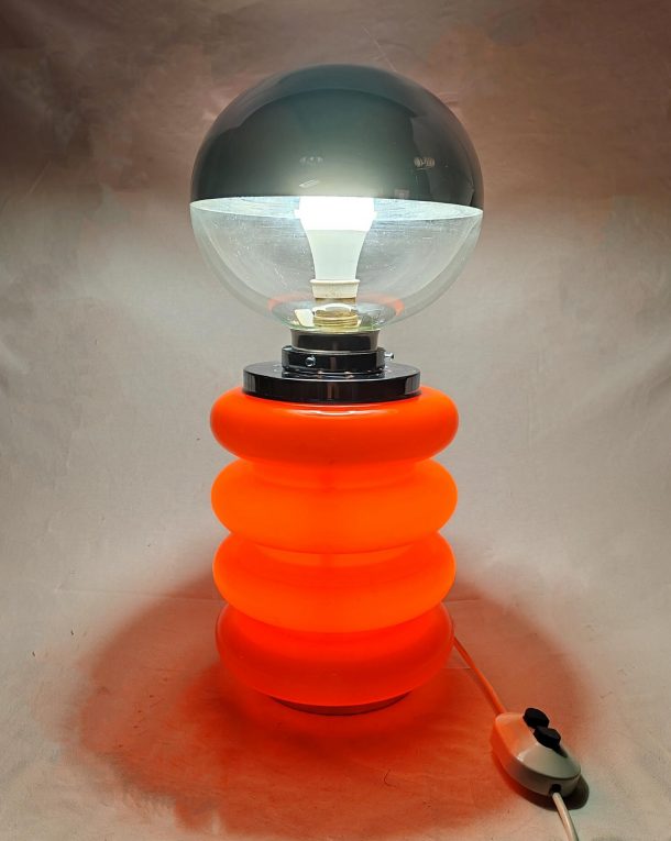 Lampe de Bureau Vintage attribué à Carlo Nason pour Mazzega 1970