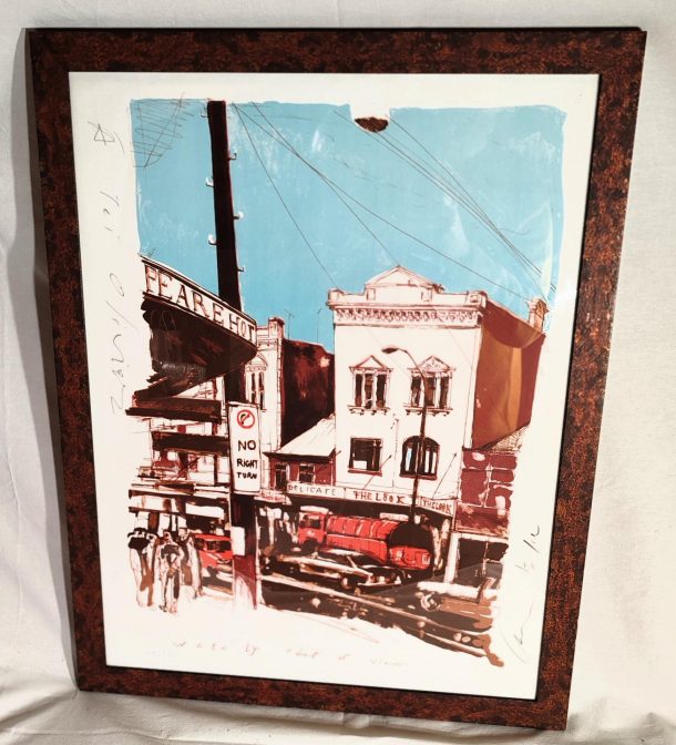 Charlelie Couture Lithographie originale Epreuve d'artiste N°VIII dédicacée  Point of View