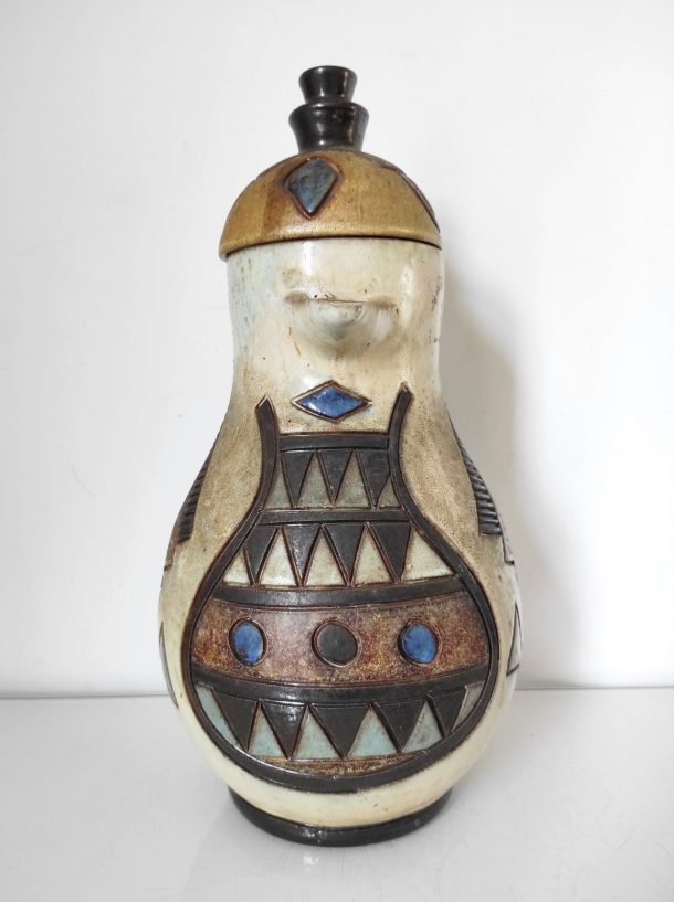 Grès de Bouffioulx  Dubois - Pichet Aiguière Grès émaillé XXème