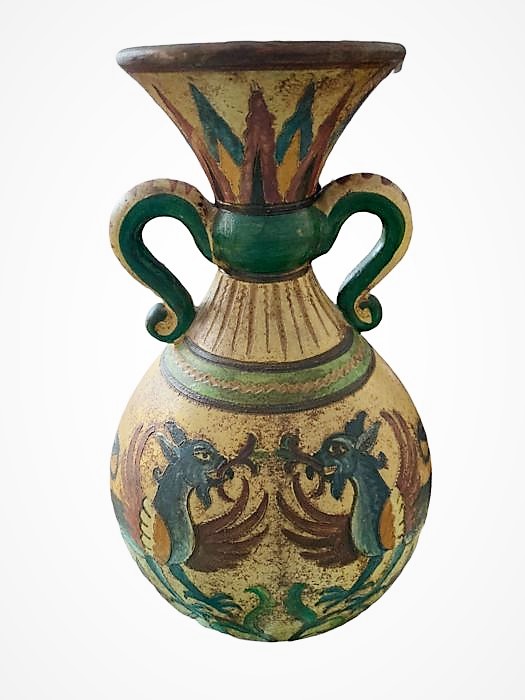 Vase céramique amphore Montopoli Arno Italia début XX ème