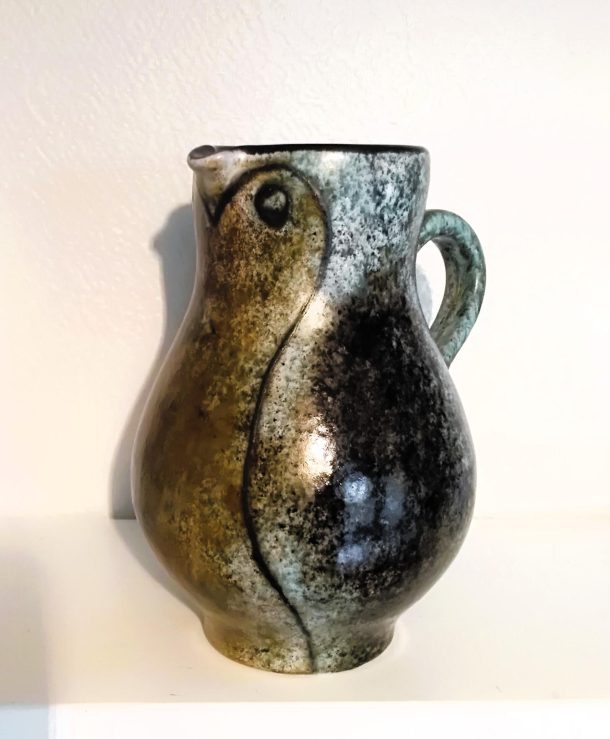 La Grange Aux Potiers Pichet Cruche en céramique "Chouette" 50/70